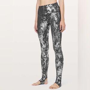 lululemon athletica Charcoal Patterned Leggings